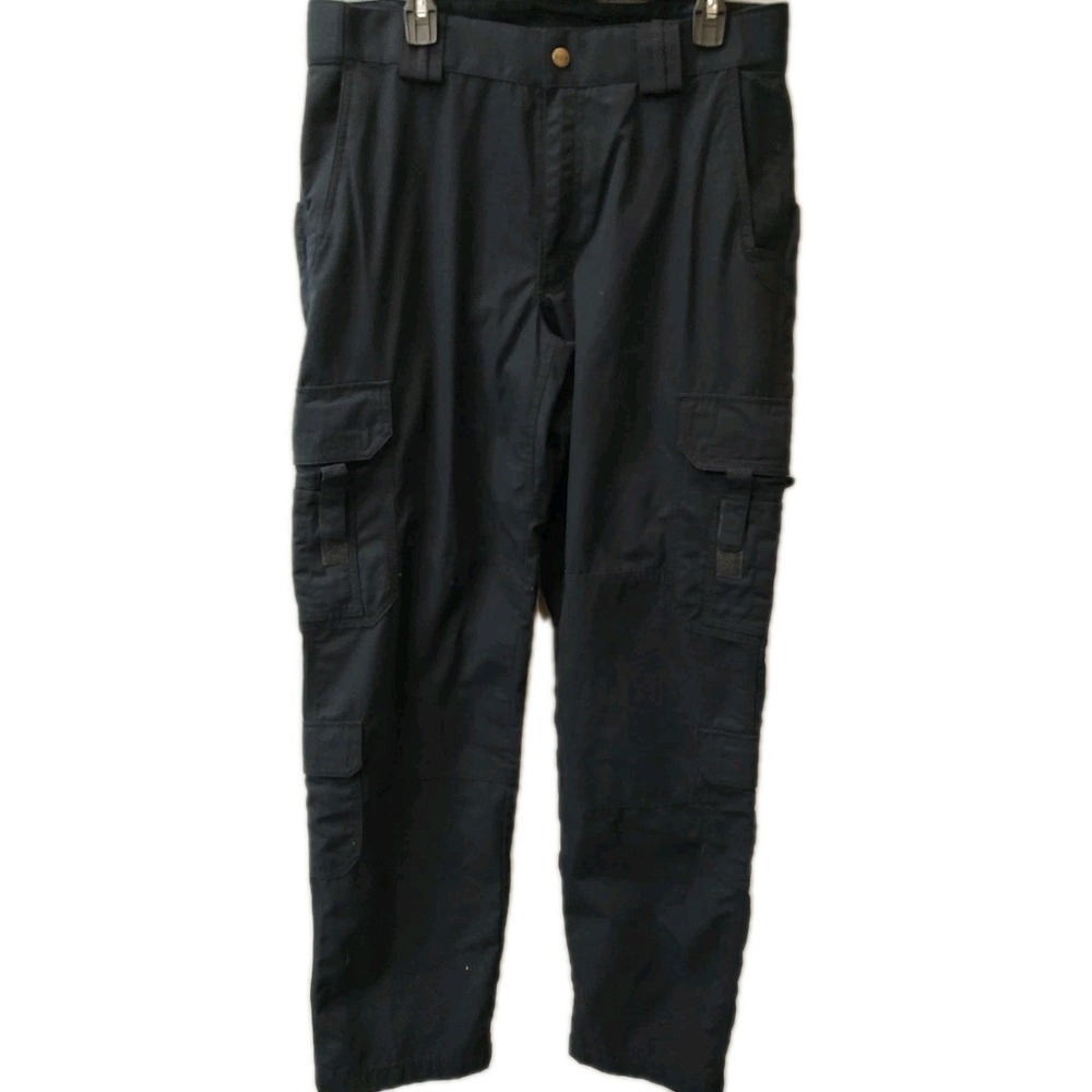 5.11 Tactical Cargo Pants Men Sz 36/34 Navy Utility Work Outdoor Ripstop Durable